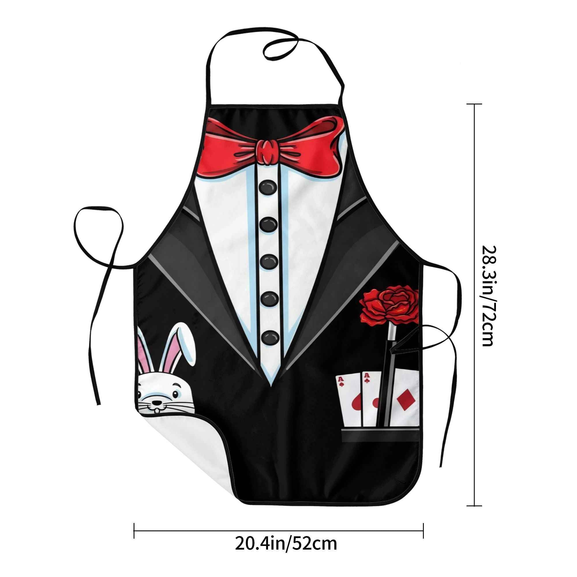 1pc Funny Magician Costume Apron for & - Unisex Chef Apron with -Themed, Suitable for Cooking, Baking, Themed Parties,, Role-Play - Tablier Cuisine for Men and Women