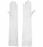 Adult White Opera Gloves by Masquerade