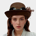 Goggles Flower Decorated Steampunk Halloween Costume Hat by Madeline Love