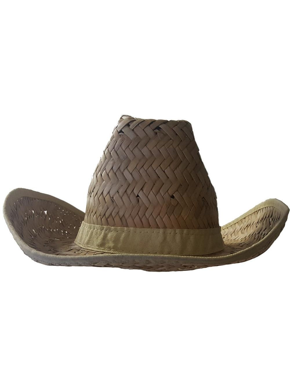 Adult Straw Cowboy Hat by Masquerade