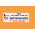 Theatre Effects Pyrowizardâ„¢ Flash Paper Sheets - 2"x3" 20 sheets