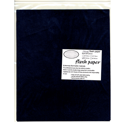 Flash Paper five pack(25x20cm) Black by Murphy's Magic Supplies, Inc.