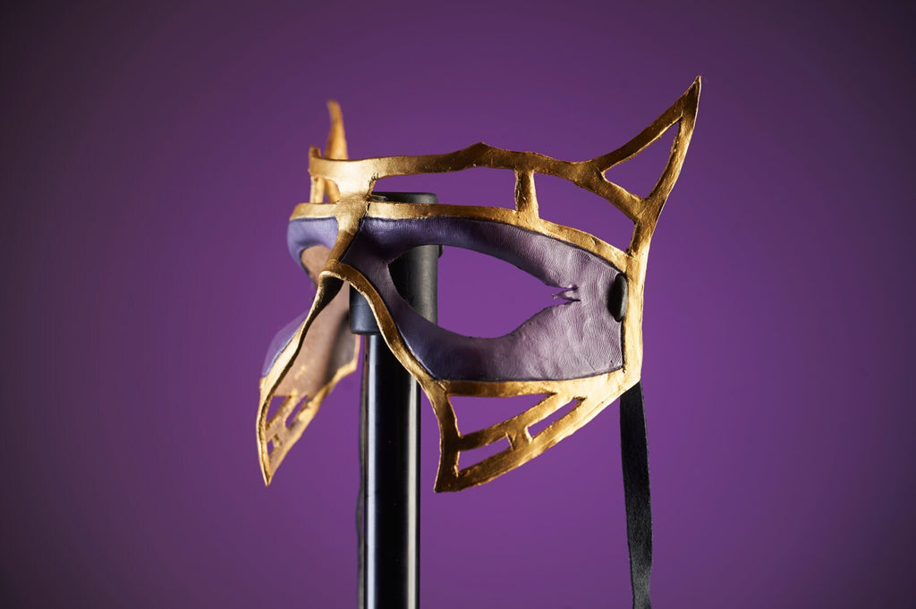 Royal Handmade Genuine Leather Mask by Rockwell Masks