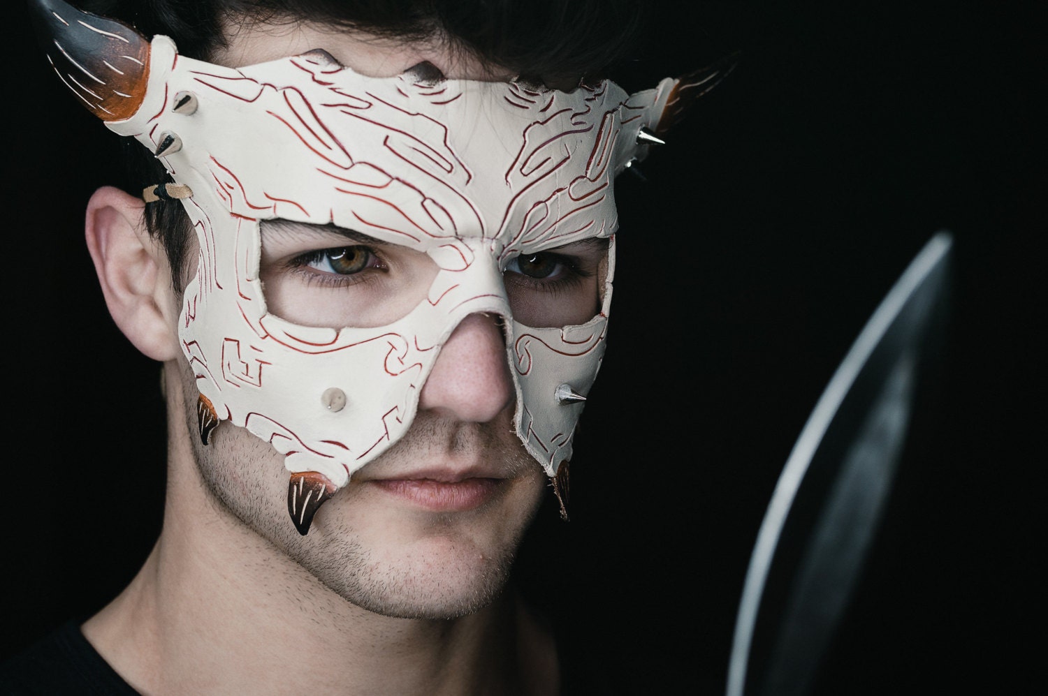 Handmade Genuine Leather Mask by Rockwell Masks