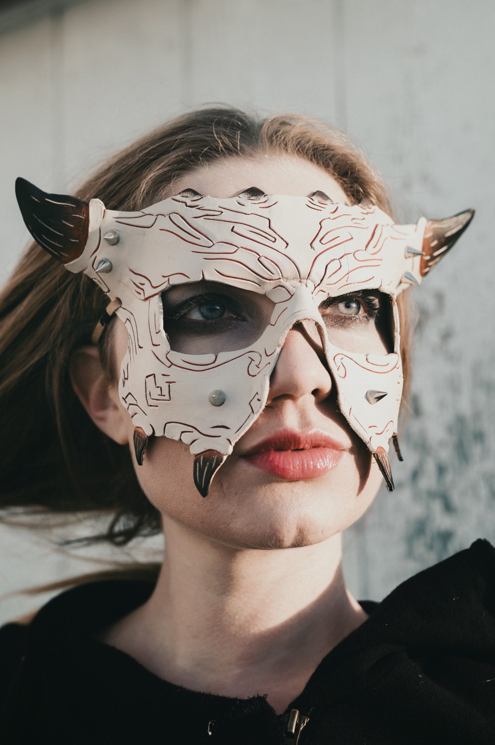 Handmade Genuine Leather Mask by Rockwell Masks