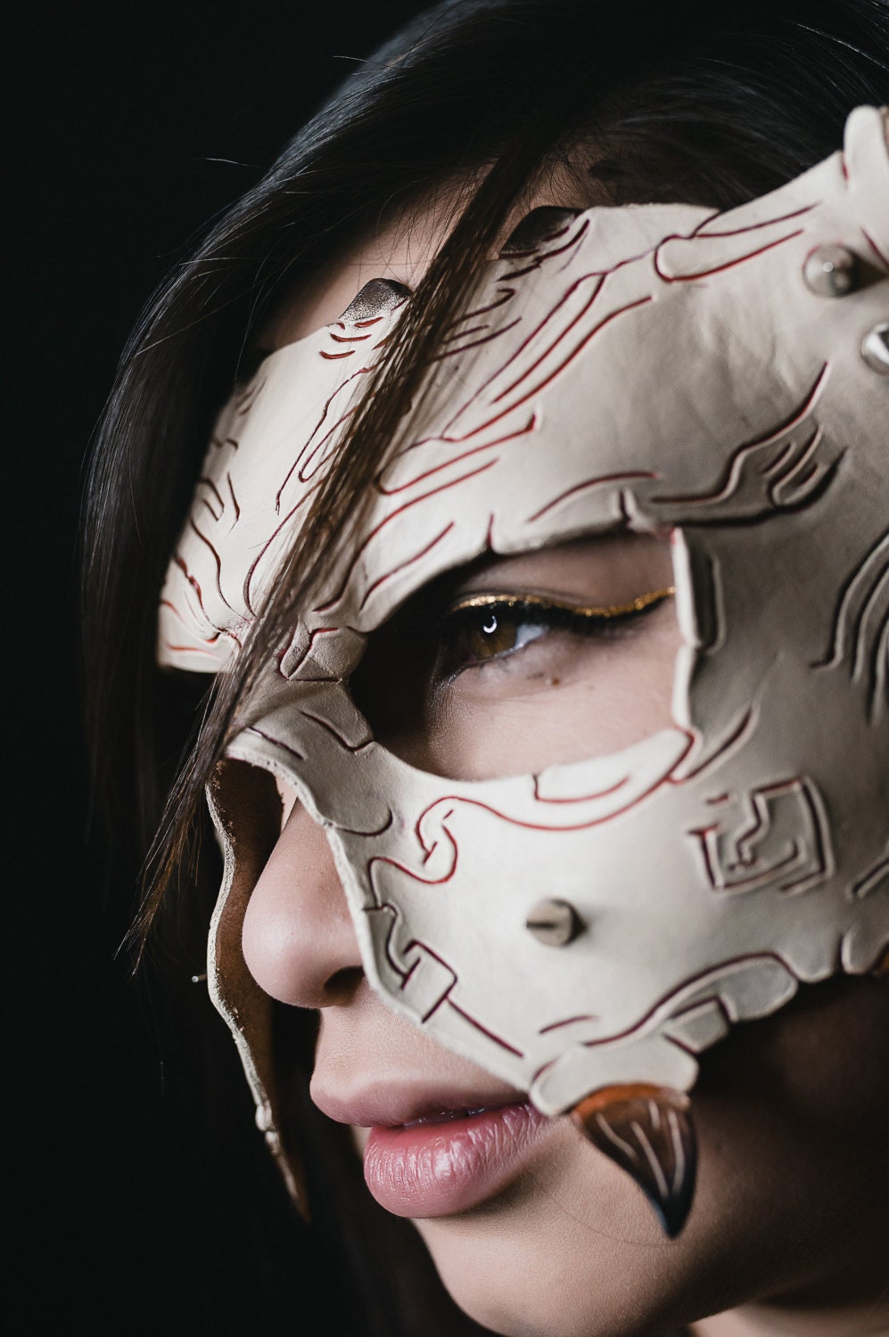Handmade Genuine Leather Mask by Rockwell Masks