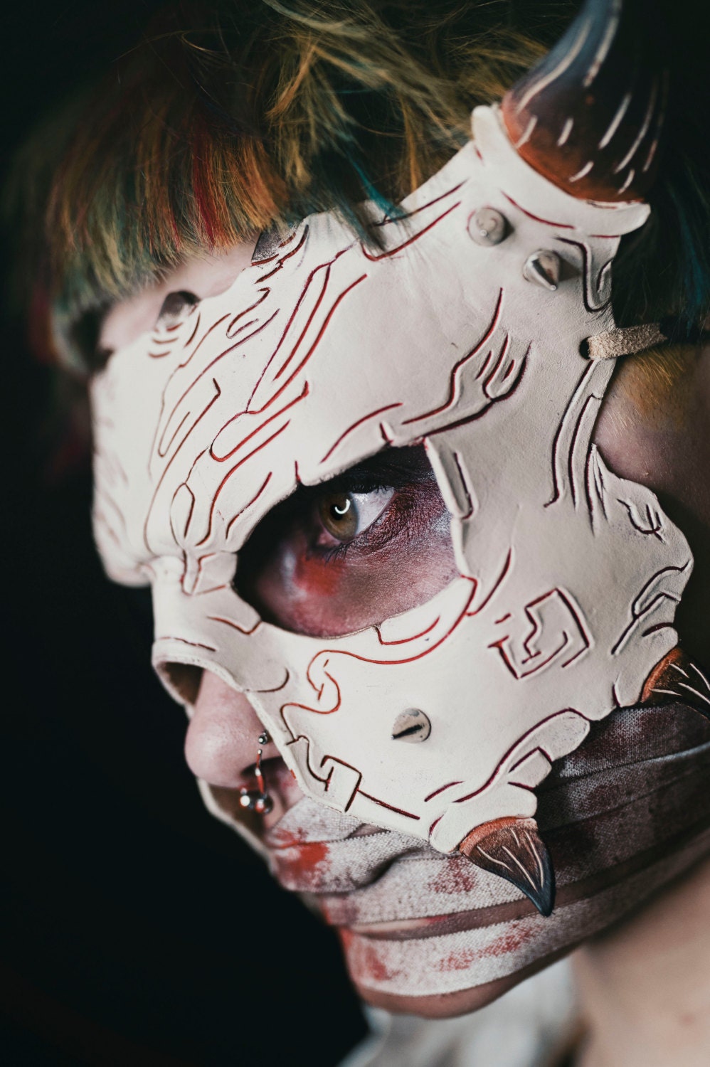 Handmade Genuine Leather Mask by Rockwell Masks