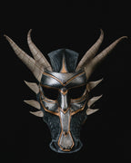 Dragon Handmade Genuine Leather Mask by Rockwell Masks