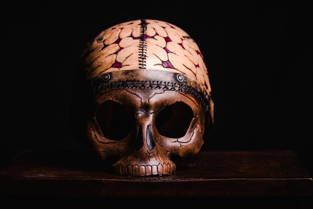 Frank's Brain Handmade Genuine Leather Mask by Rockwell Masks