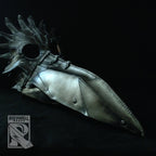 Large Raven Plague Doctor Handmade Genuine Leather Mask by Rockwell Masks
