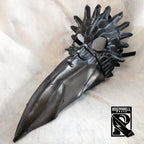 Large Raven Plague Doctor Handmade Genuine Leather Mask by Rockwell Masks