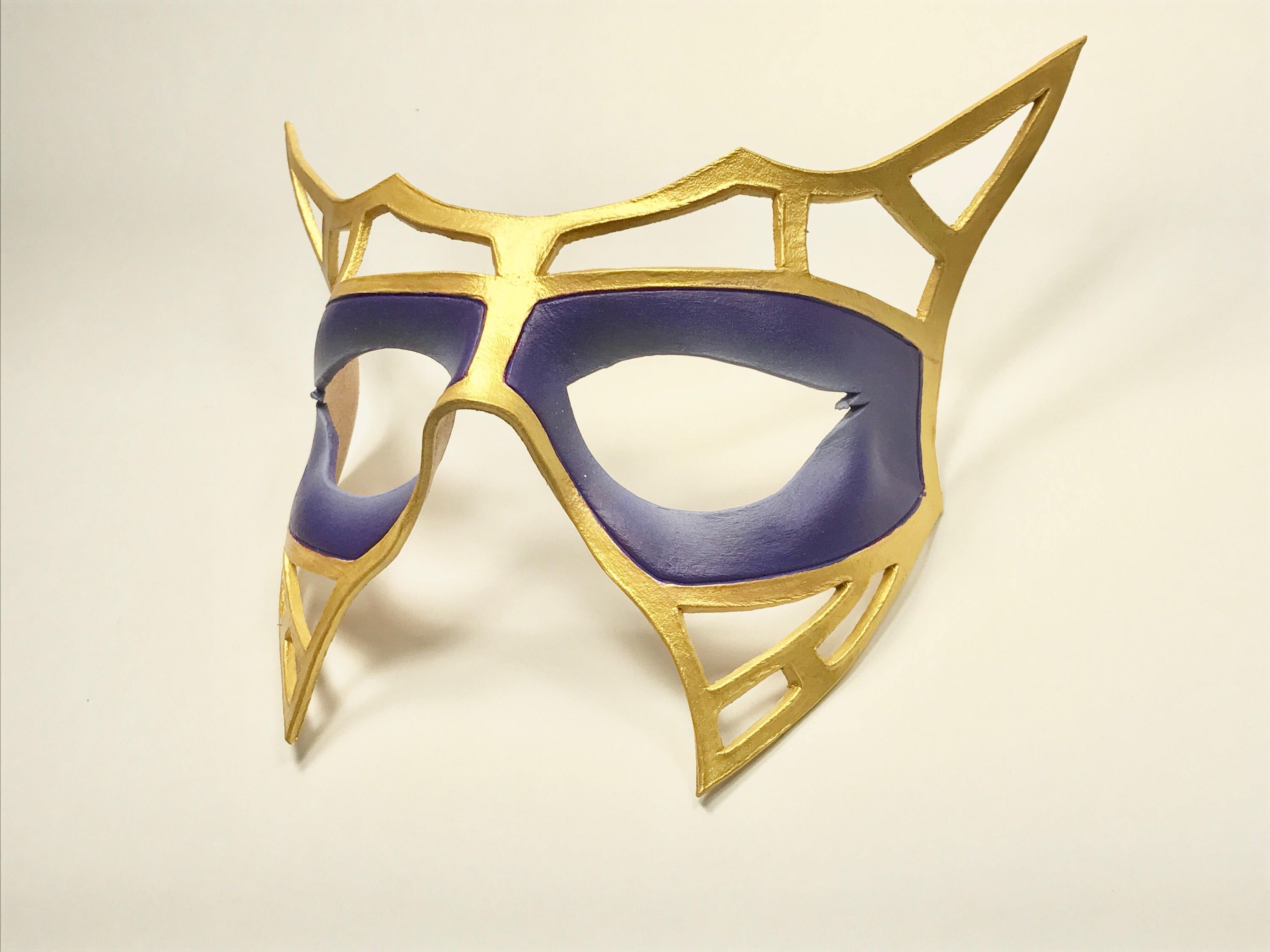 Royal Handmade Genuine Leather Mask by Rockwell Masks