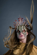 Fall - Handmade Genuine Leather Mask by Rockwell Masks