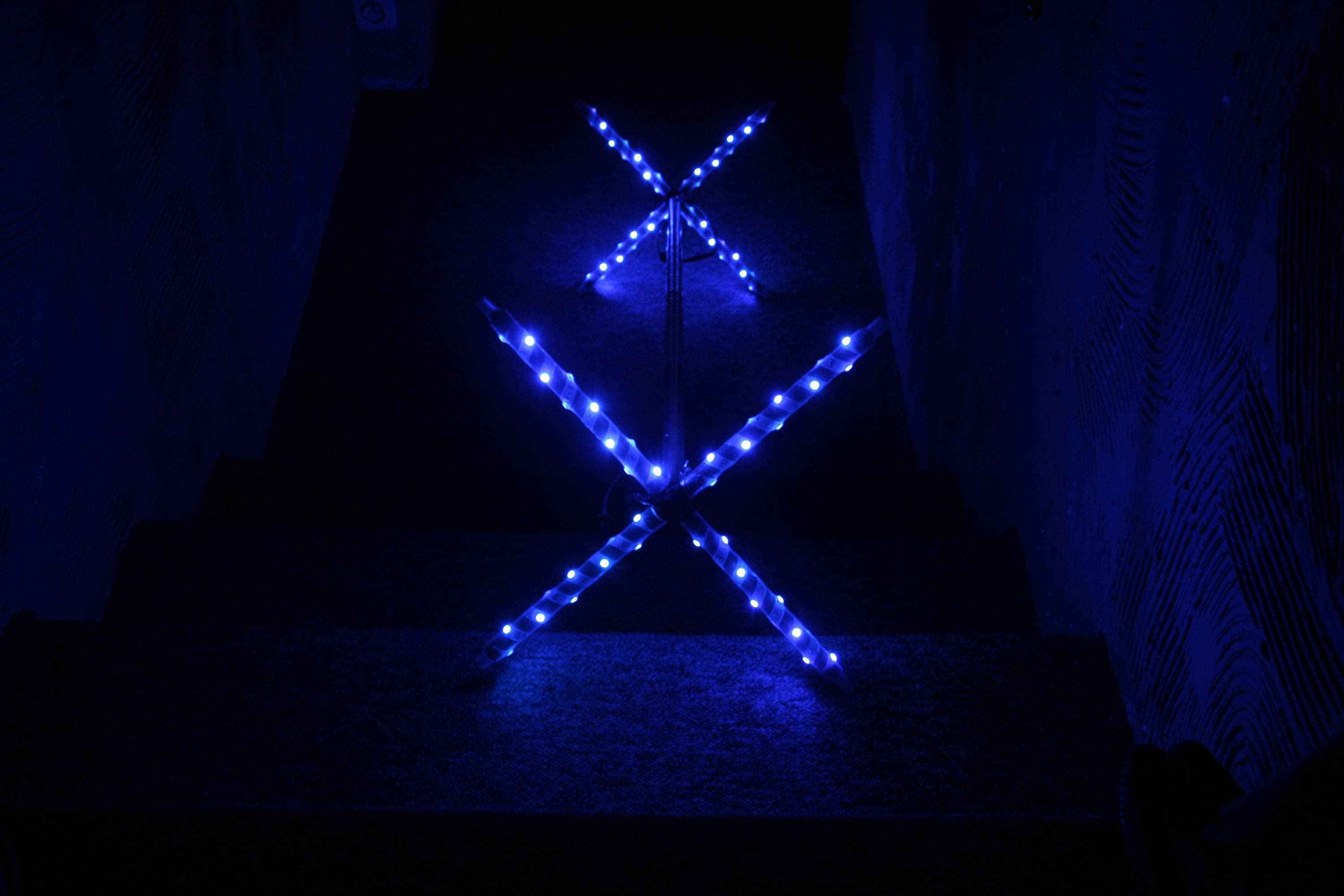 RGB LED Dragon Staff with Remote, Festival Dance Prop