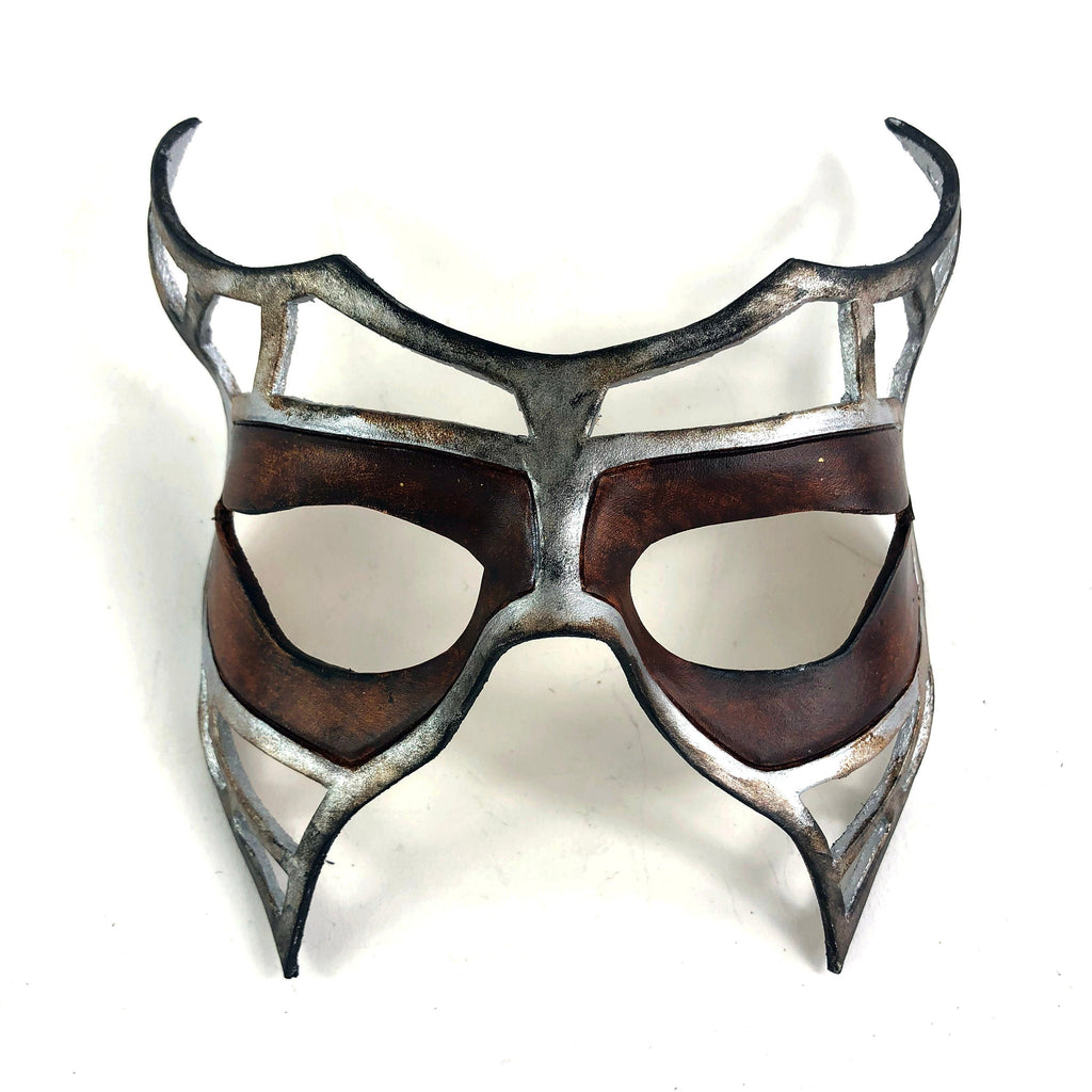 Handcrafted Genuine Leather Royal Warrior Mask by Rockwell Masks