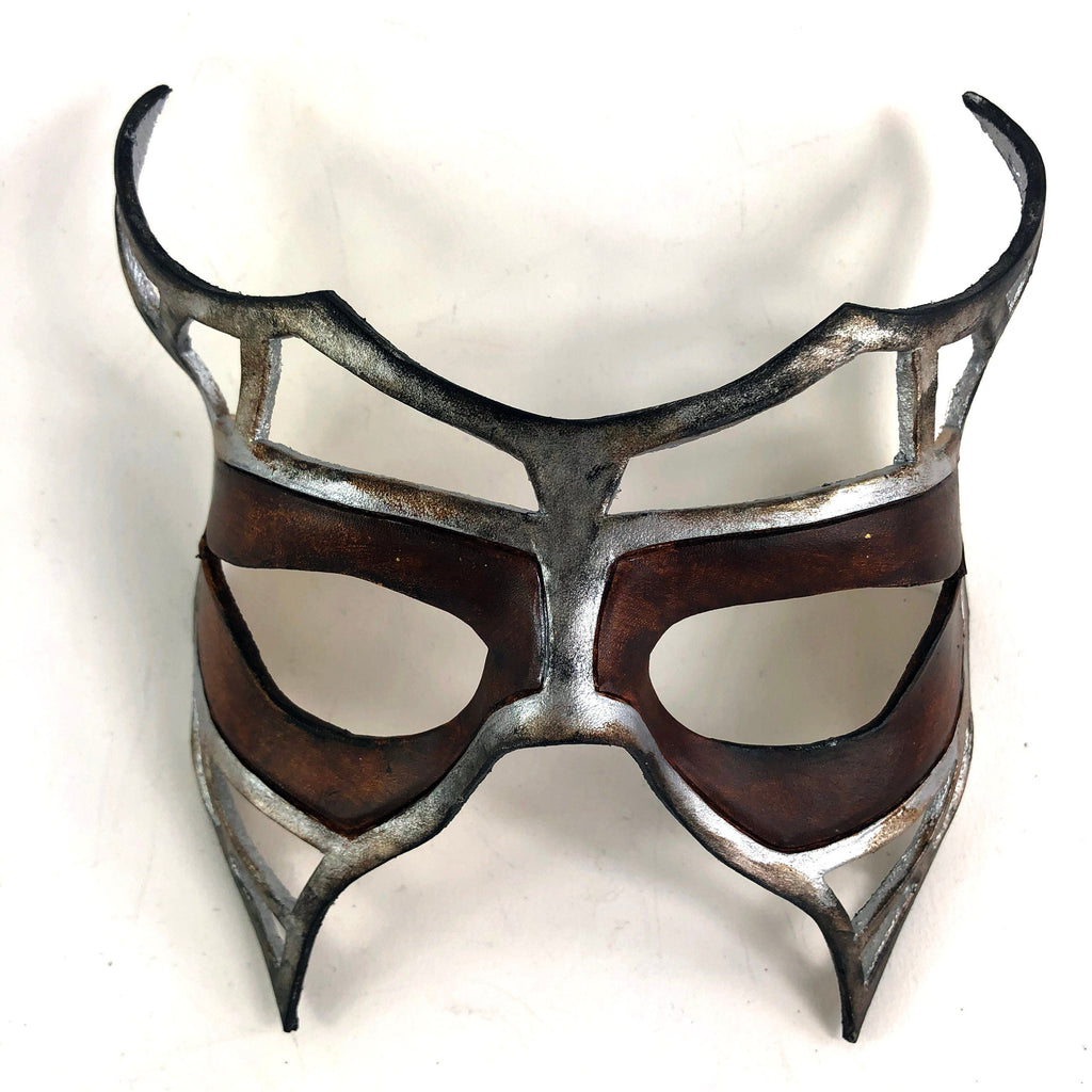 Handcrafted Genuine Leather Royal Warrior Mask by Rockwell Masks