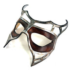 Handcrafted Genuine Leather Royal Warrior Mask by Rockwell Masks