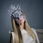 Winter - Handmade Genuine Leather Mask by Rockwell Masks