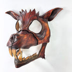 Handcrafted Genuine Leather Flying Squirrel Design by Rockwell Masks