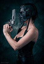 Dreaded Helmet Genuine Leather Mask by Rockwell Masks