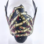 Handcrafted Genuine Leather Skeleton Hand Mask by Rockwell Masks