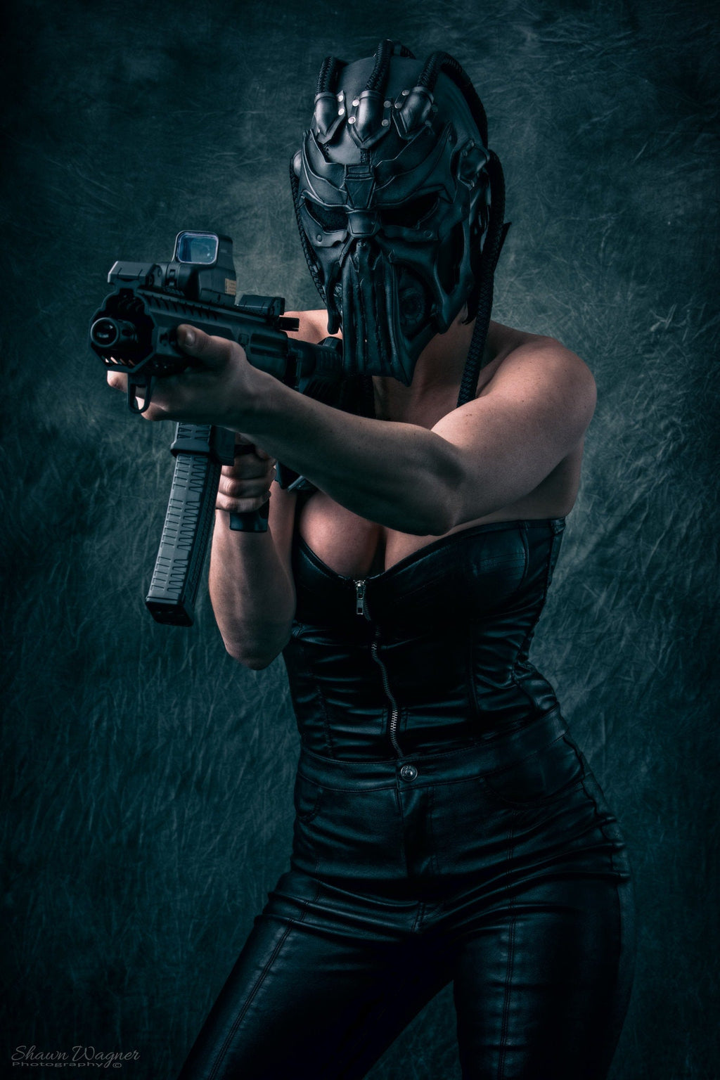 Dreaded Helmet Genuine Leather Mask by Rockwell Masks