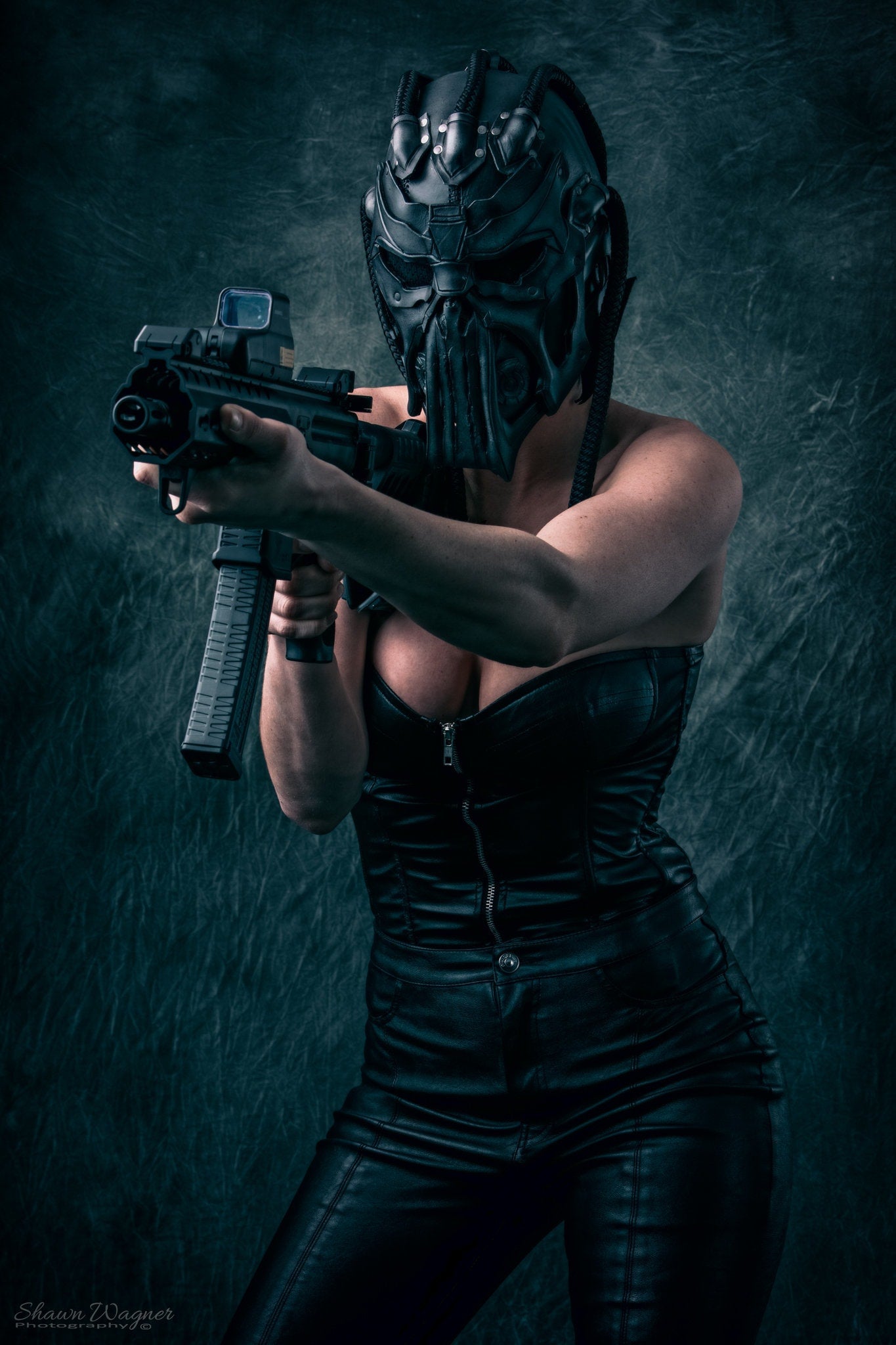 Dreaded Helmet Genuine Leather Mask by Rockwell Masks