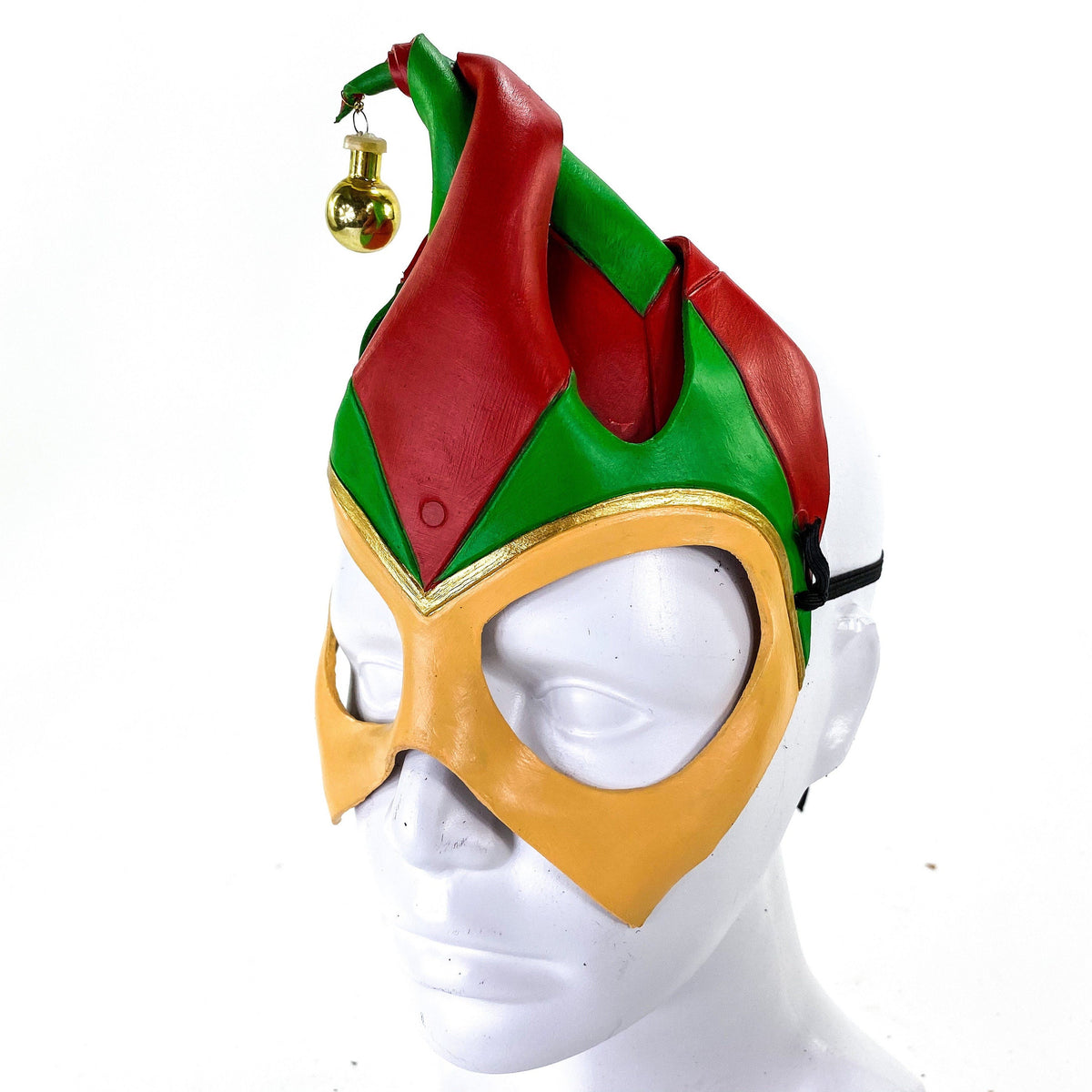 Handmade Genuine Leather Elf Mask by Rockwell Masks