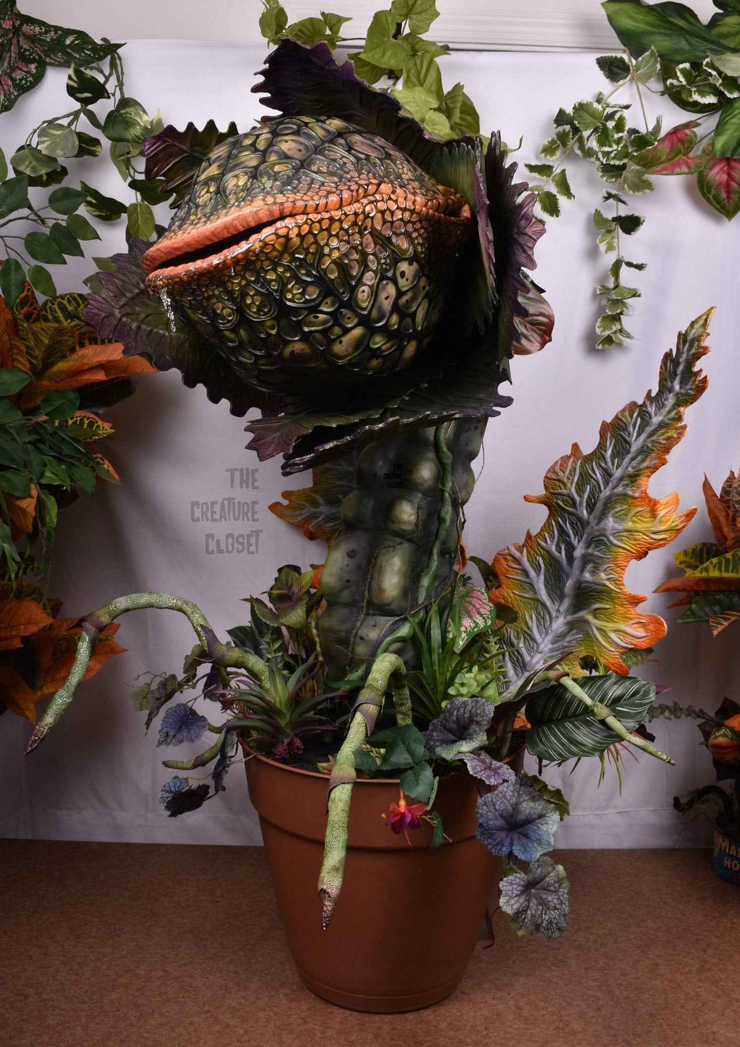 Massive Life Size Audrey 2 Replica Movie Prop Little Shop of Horrors Halloween Decoration - Over 40 Inches Tall