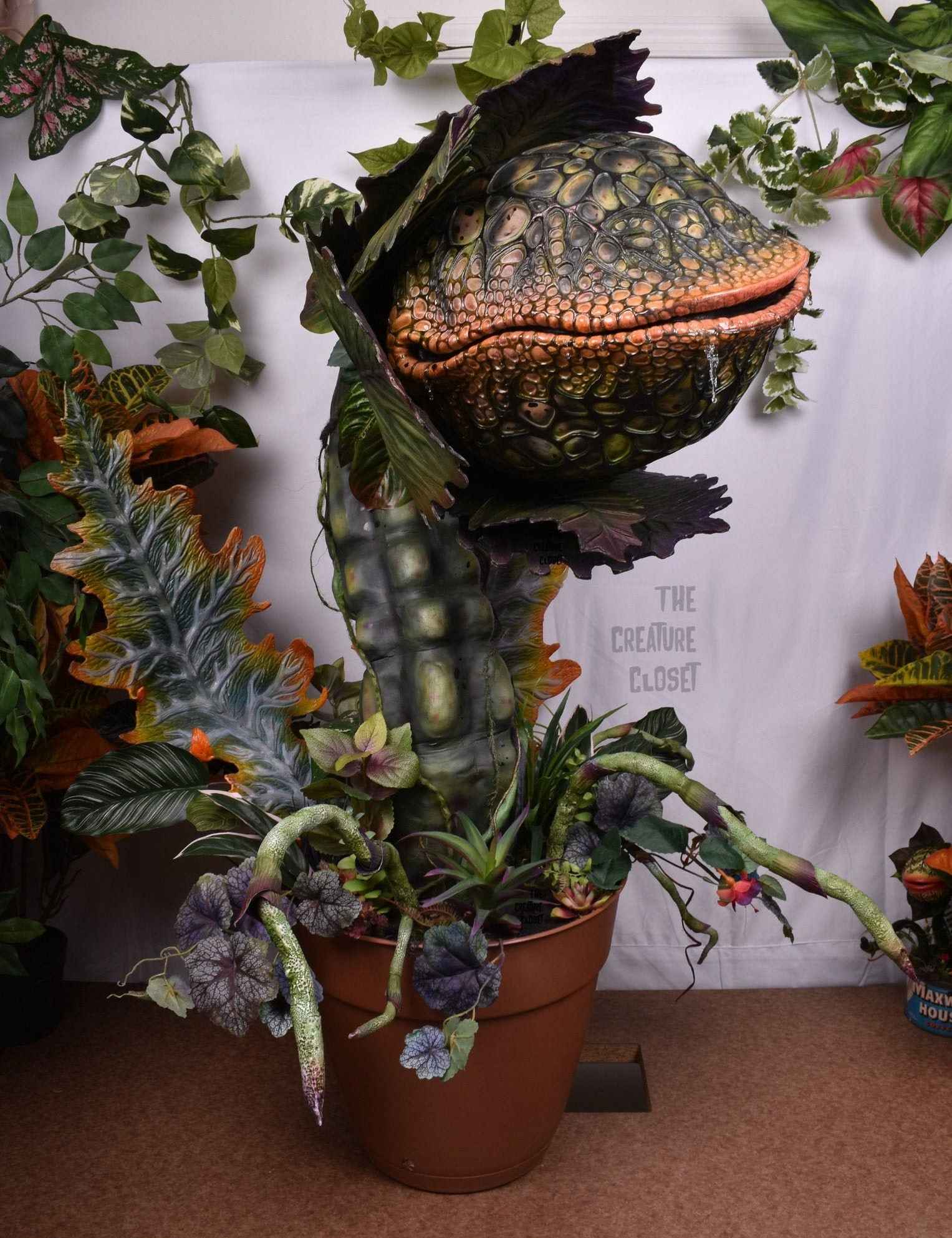 Massive Life Size Audrey 2 Replica Movie Prop Little Shop of Horrors Halloween Decoration - Over 40 Inches Tall