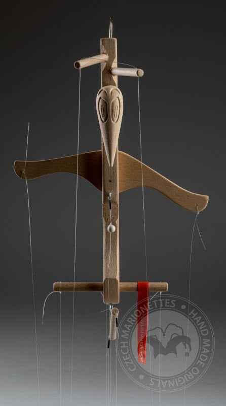 Spy vs Spy - wooden hand-carved comics marionettes