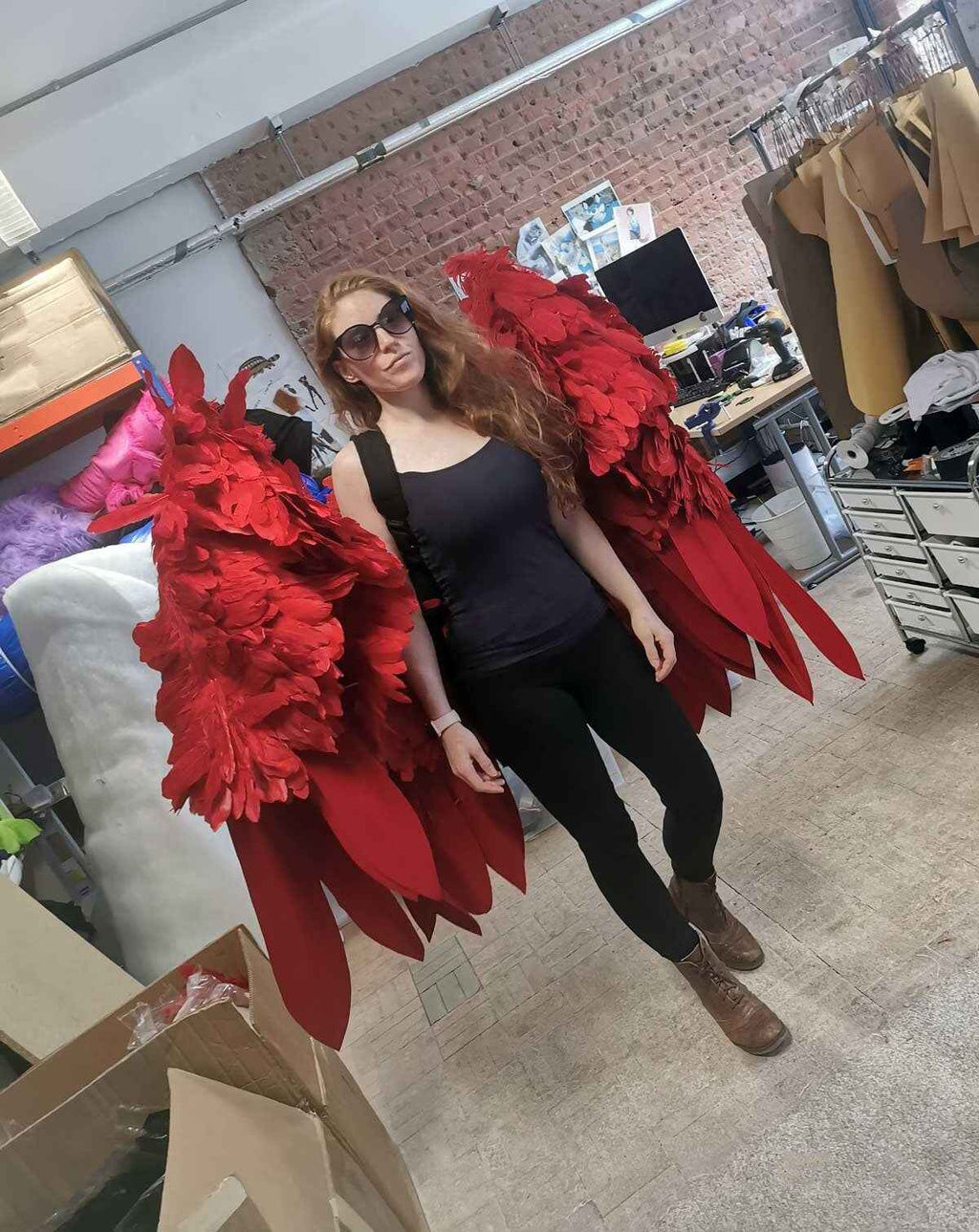 MiWings! Moving Mechanical Animatronic Wings to make your Cosplay or Fursona come alive! And you can change the color in the future too!