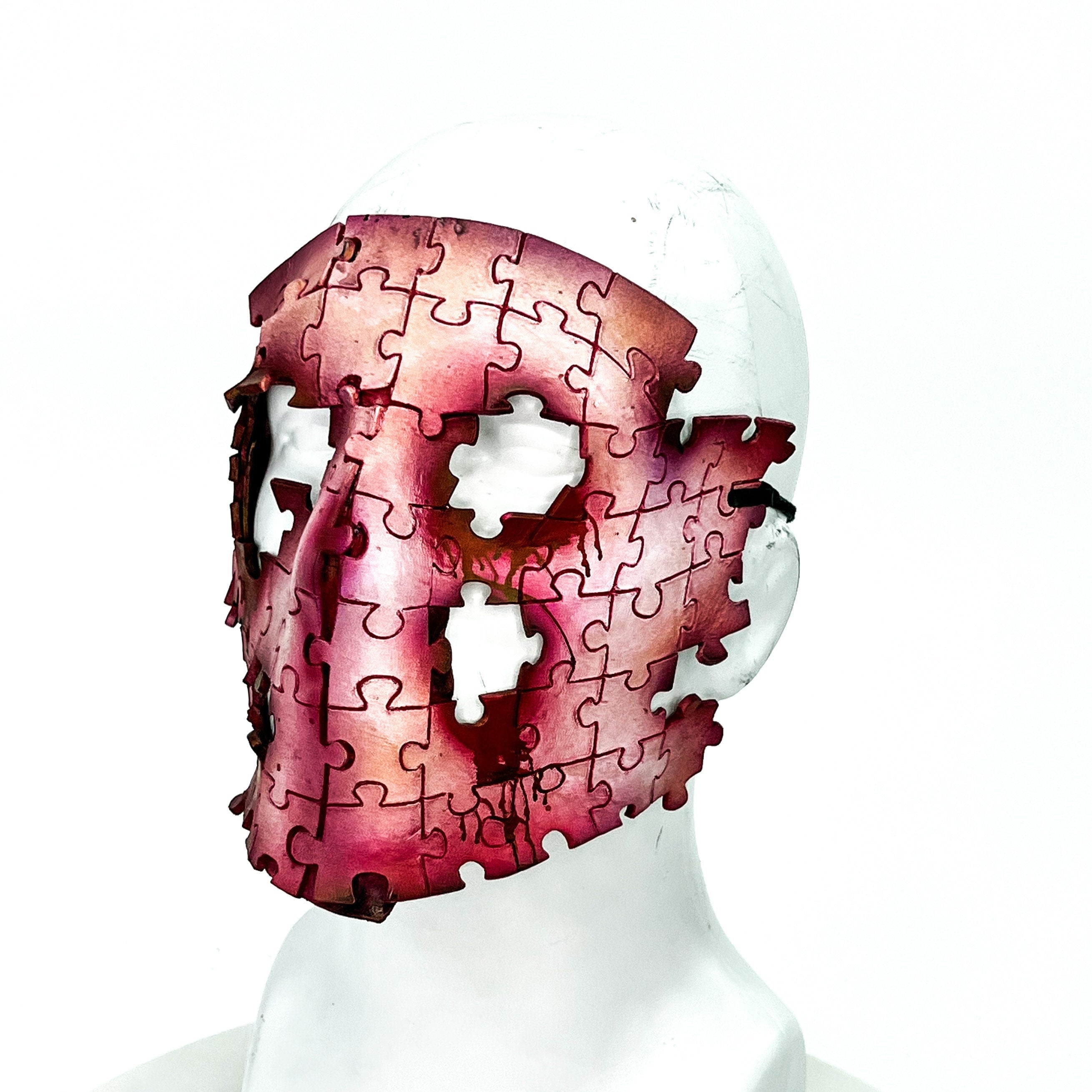Flesh Puzzle Handmade Genuine Leather Mask by Rockwell Masks