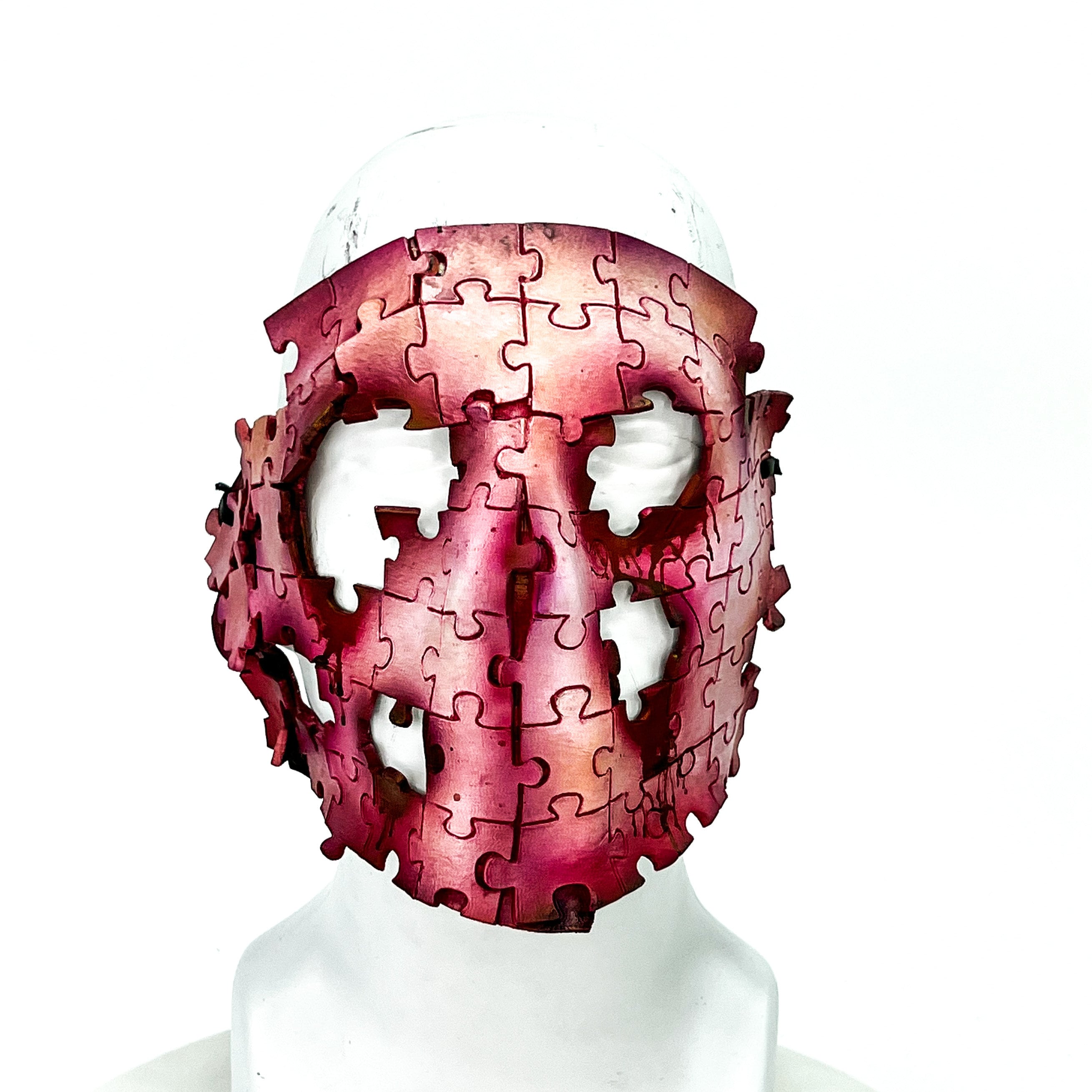 Flesh Puzzle Handmade Genuine Leather Mask by Rockwell Masks