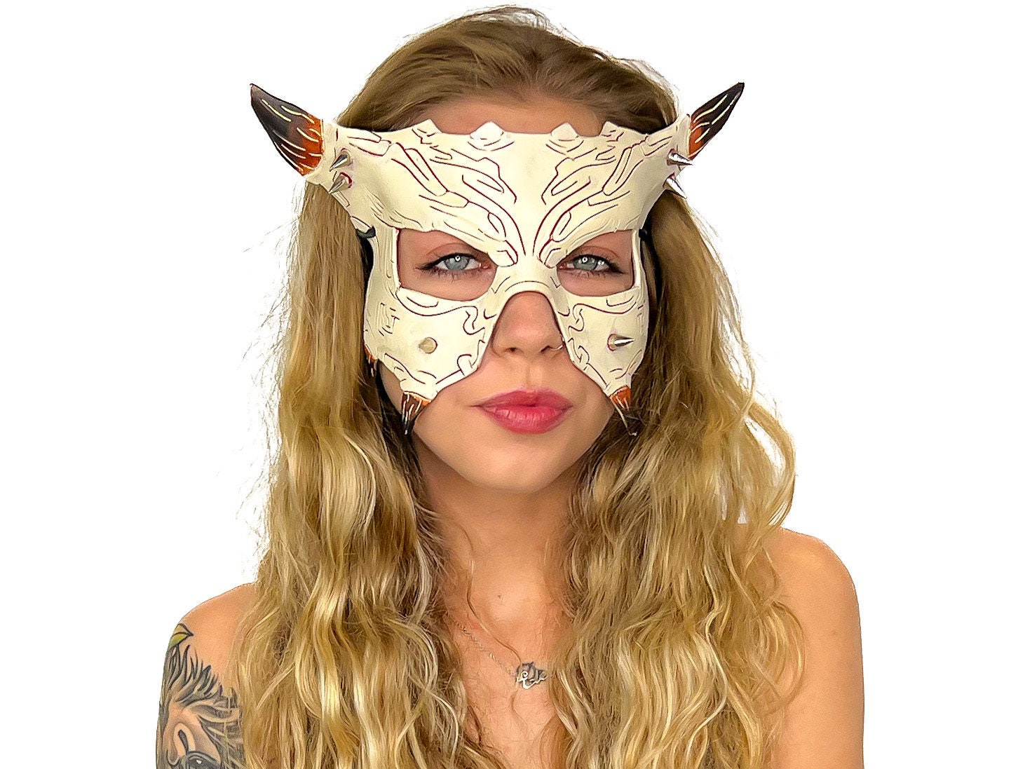 Handmade Genuine Leather Mask by Rockwell Masks