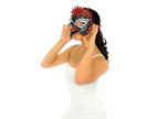 Red Raven Handmade Genuine Leather Mask by Rockwell Masks