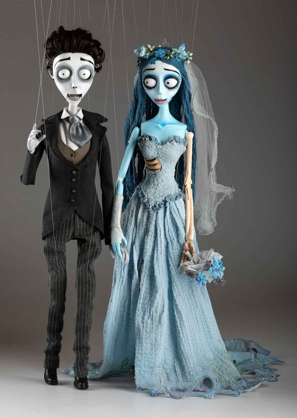 Corpse Bride - Custom-Made Marionettes 24 inches tall, movable parts