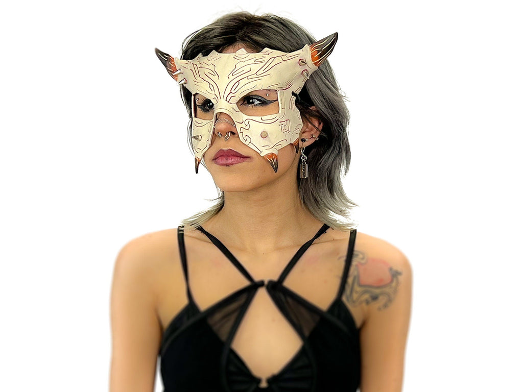 Handmade Genuine Leather Mask by Rockwell Masks