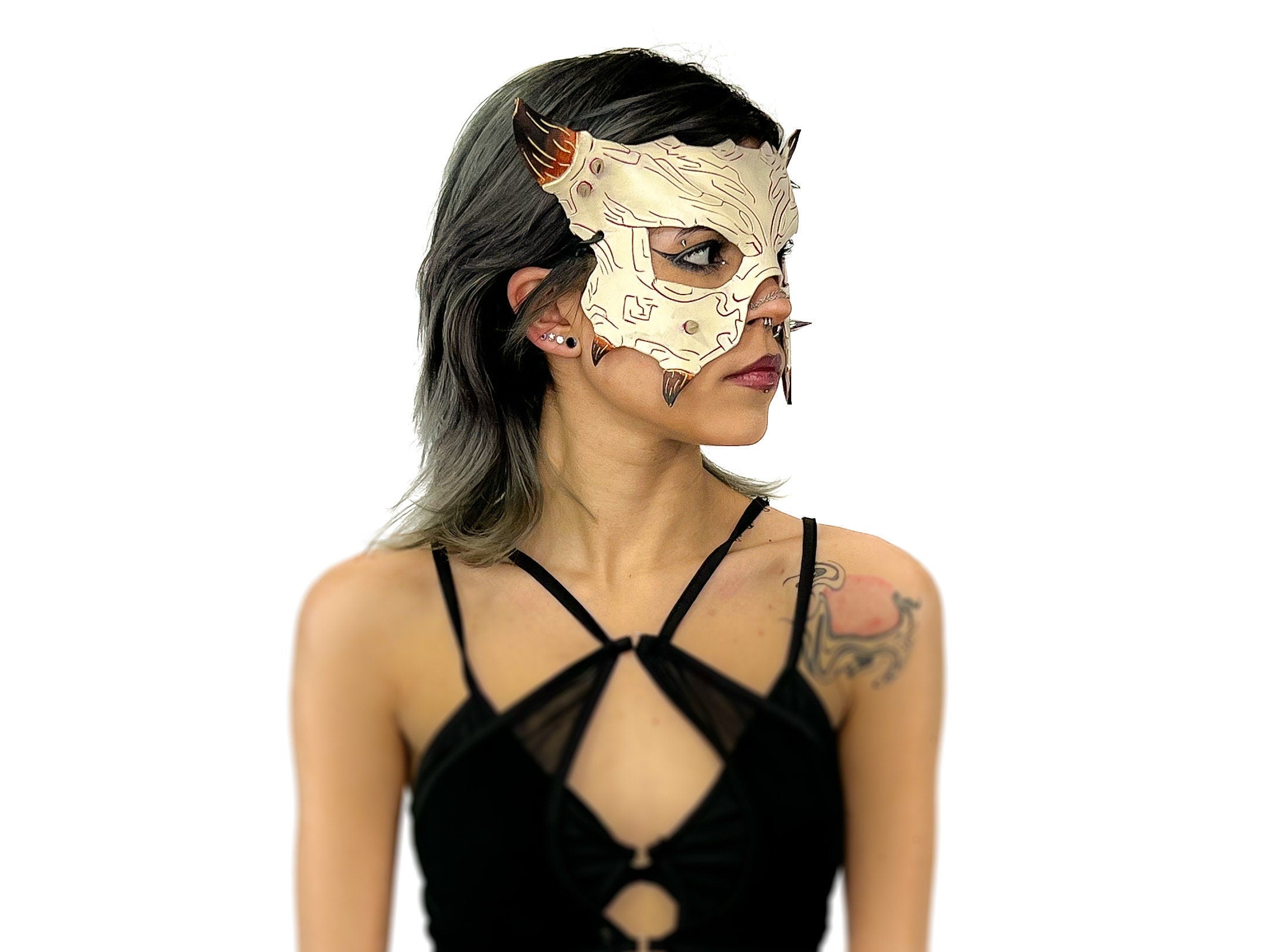 Handmade Genuine Leather Mask by Rockwell Masks
