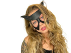 Handmade Genuine Leather Cat Mask by Rockwell Masks
