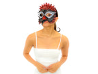 Red Raven Handmade Genuine Leather Mask by Rockwell Masks