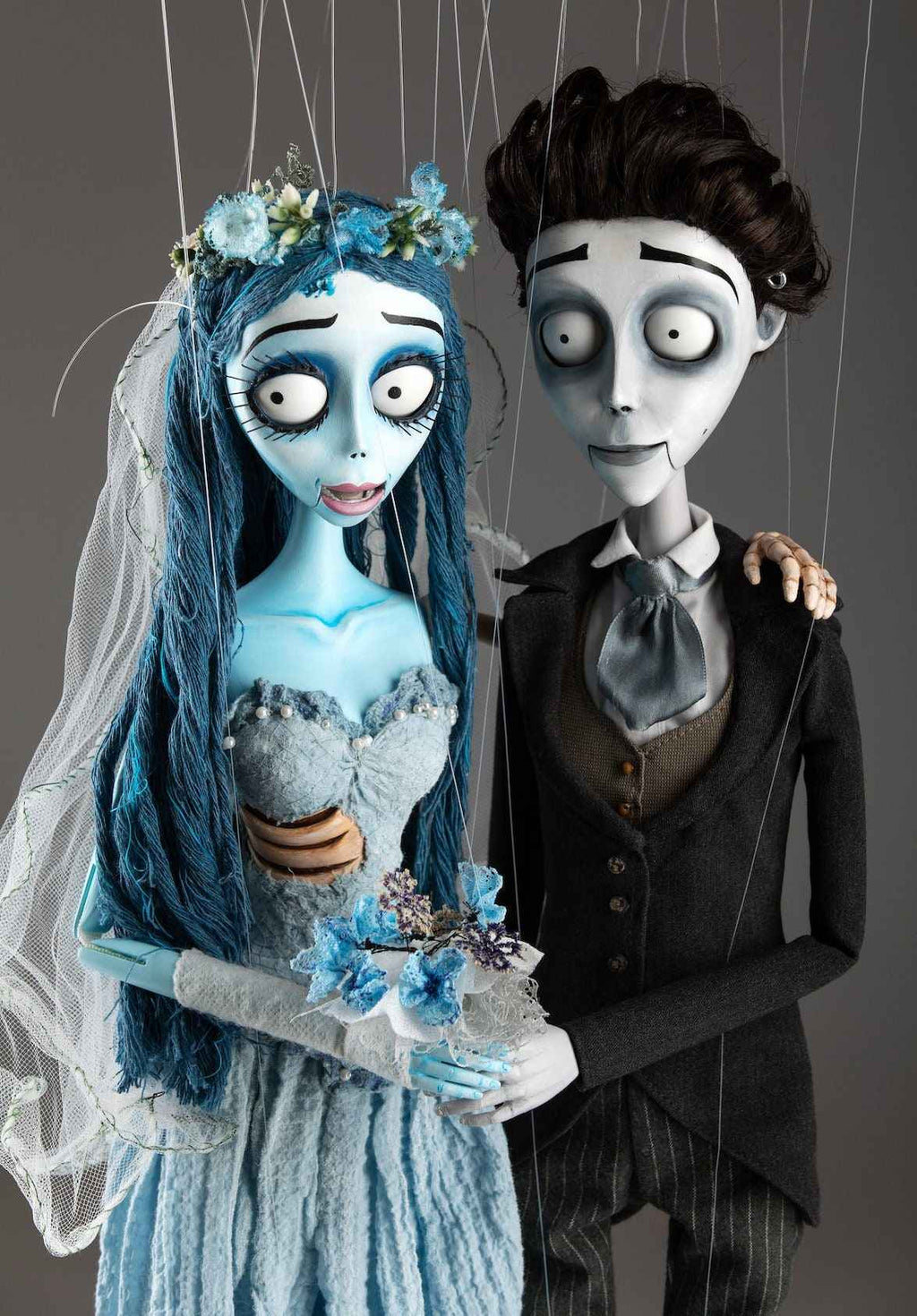 Corpse Bride - Custom-Made Marionettes 24 inches tall, movable parts