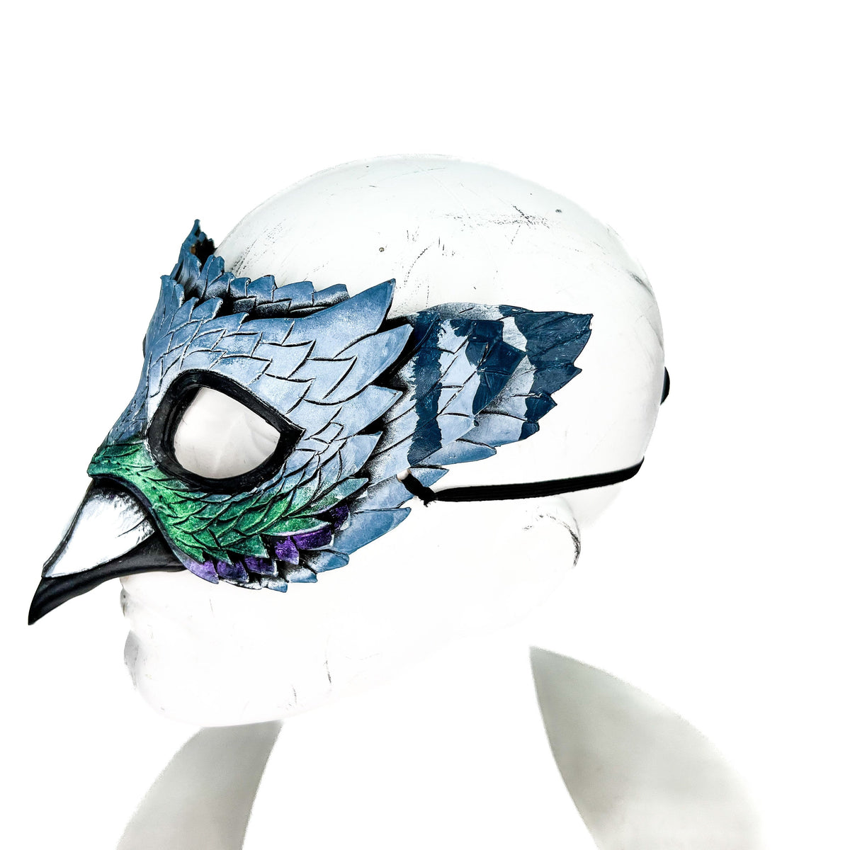 Pigeon Handmade Genuine Leather Mask by Rockwell Masks