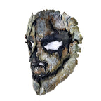Genuine Leather Mask - Shattered Metal Paint - Handmade Full Face Cover for Halloween, Performance or Cosplay Costume by Rockwell Masks