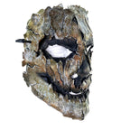 Genuine Leather Mask - Shattered Metal Paint - Handmade Full Face Cover for Halloween, Performance or Cosplay Costume by Rockwell Masks