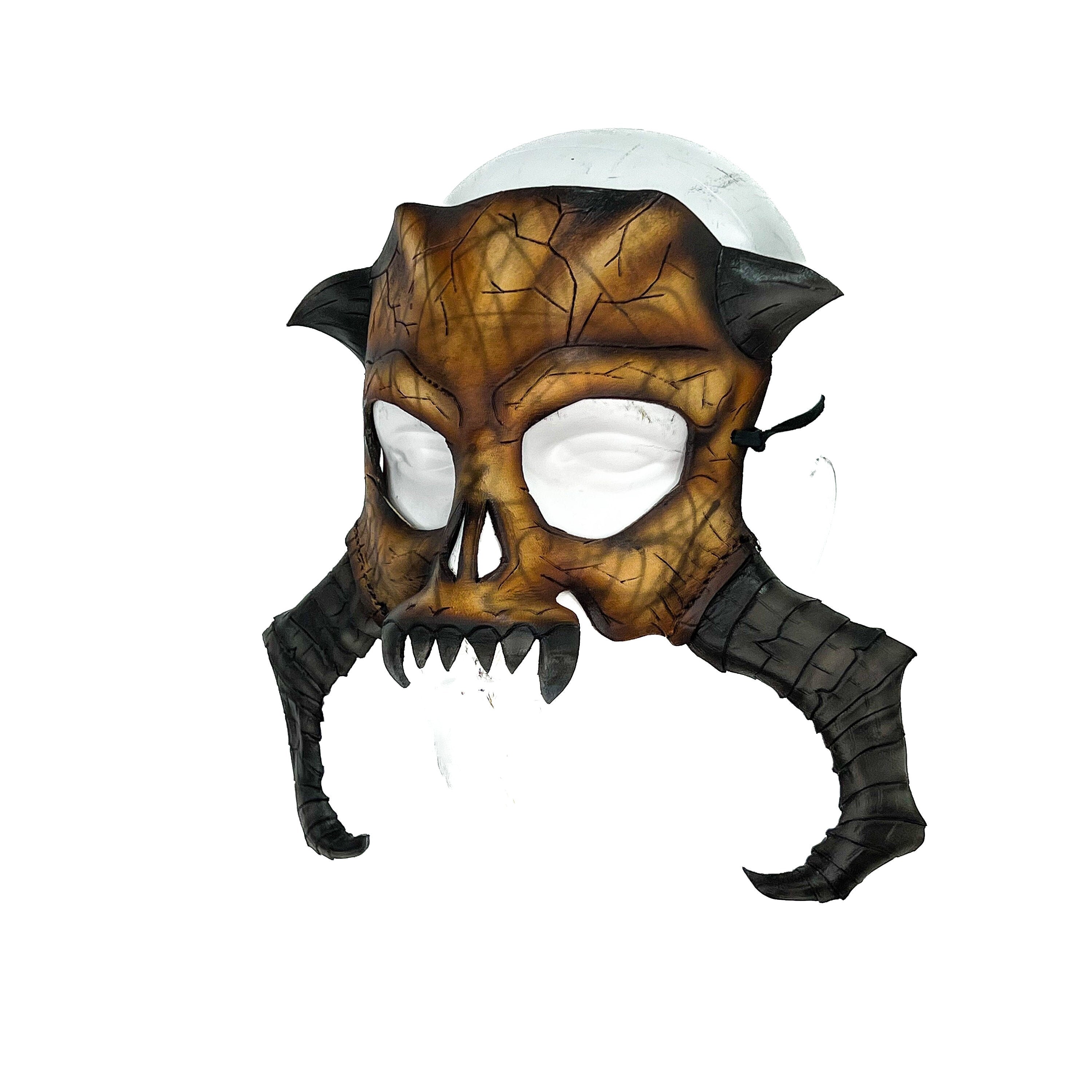 Beast Skull Handmade Genuine Leather Mask by Rockwell Masks