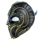 Handmade Genuine Leather Mask in Natural Colors by Rockwell Masks