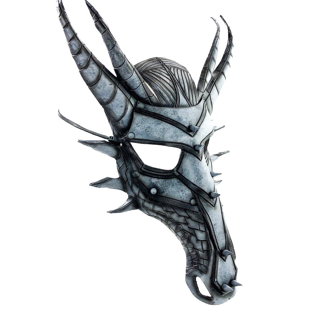 Dragon Handmade Genuine Leather Mask by Rockwell Masks