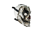Genuine Leather Mask - Shattered Clown - Handmade Full Face Cover for Halloween, Performance or Cosplay Costume by Rockwell Masks