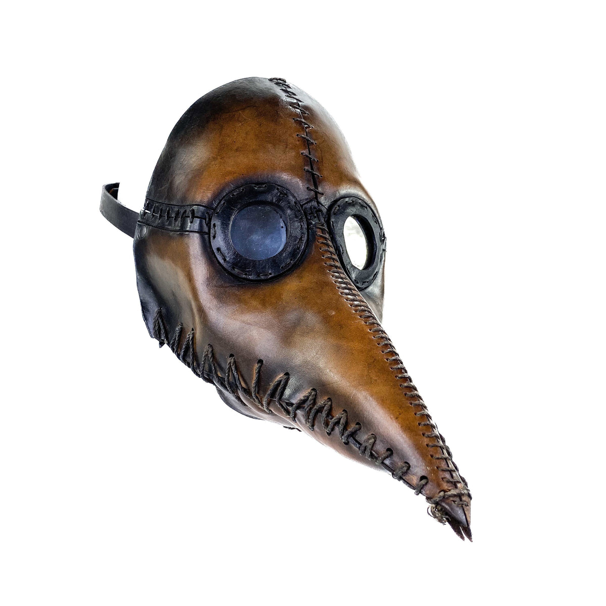 Plague Doctor Handmade Genuine Leather Mask by Rockwell Masks